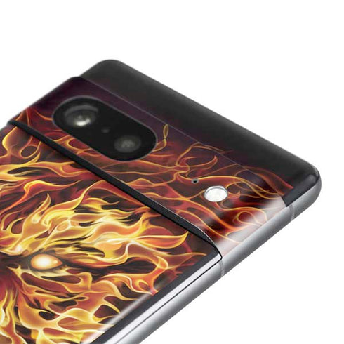 Fire Tiger by Tom Wood Pixel Skins
